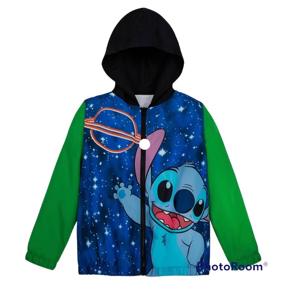 Disney Jackets & Coats New Disney Stitch Windbreaker Youth Large